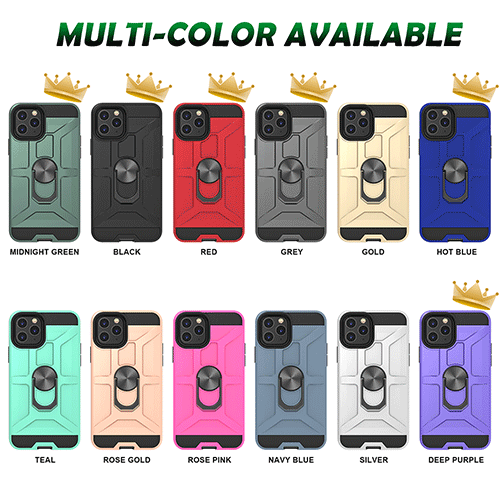 Beskyttende telefonveske i militærklasse med magnetisk støtte