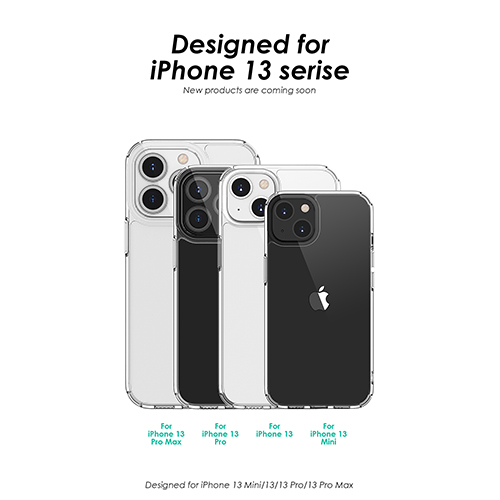 Gjennomsiktig anti-fall TPU PC-telefonveske